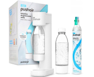 DAFI PushAir Saturator z nabojem Co2 + 2 butelki 0,7l biały - 1484388 - zdjęcie 1